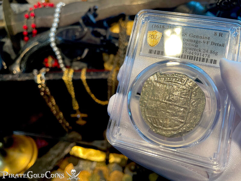 Bolivia 8 Reales 1618-21 "Atocha 1622 Shipwreck" Grade 1 4