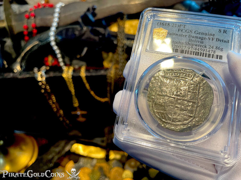 Bolivia 8 Reales 1618-21 "Atocha 1622 Shipwreck" Grade 1 5