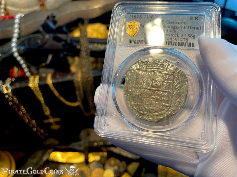 Bolivia 8 Reales 1618-21 "Atocha 1622 Shipwreck" Grade 1 6
