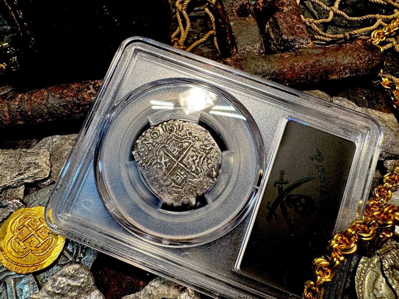 Bolivia 2 Reales 1618 "1715 Fleet Shipwreck" PCGS 20 6