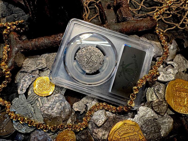 Bolivia 2 Reales 1618 "1715 Fleet Shipwreck" PCGS 20 5