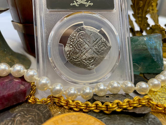 Bolivia 4 Reales 1618 "Dated! Atocha 1622 Shipwreck" PCGS VF 8