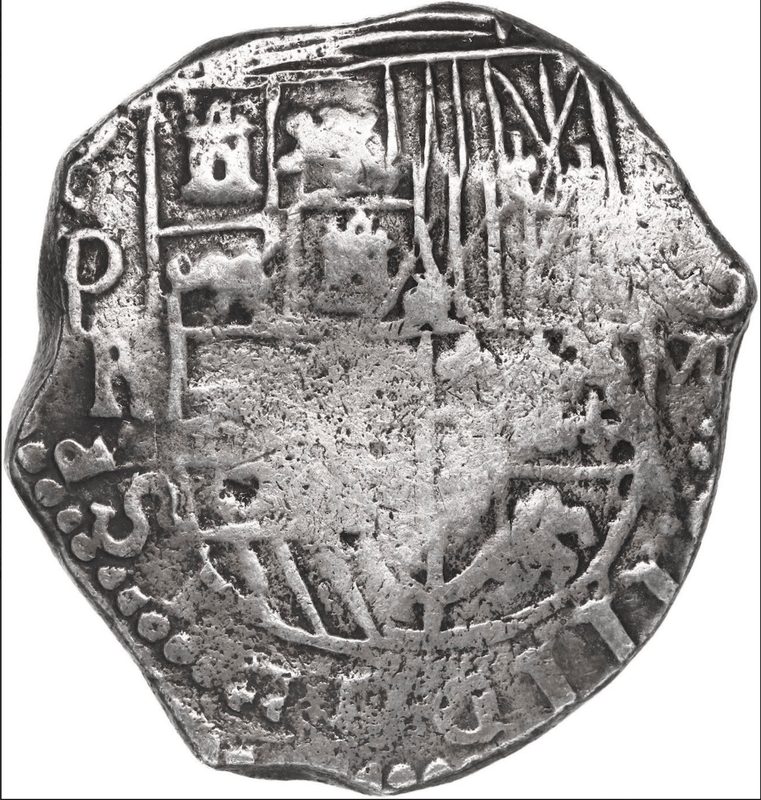 Bolivia 8 Reales 1618 "1715 Fleet Shipwreck" PCGS VF 5