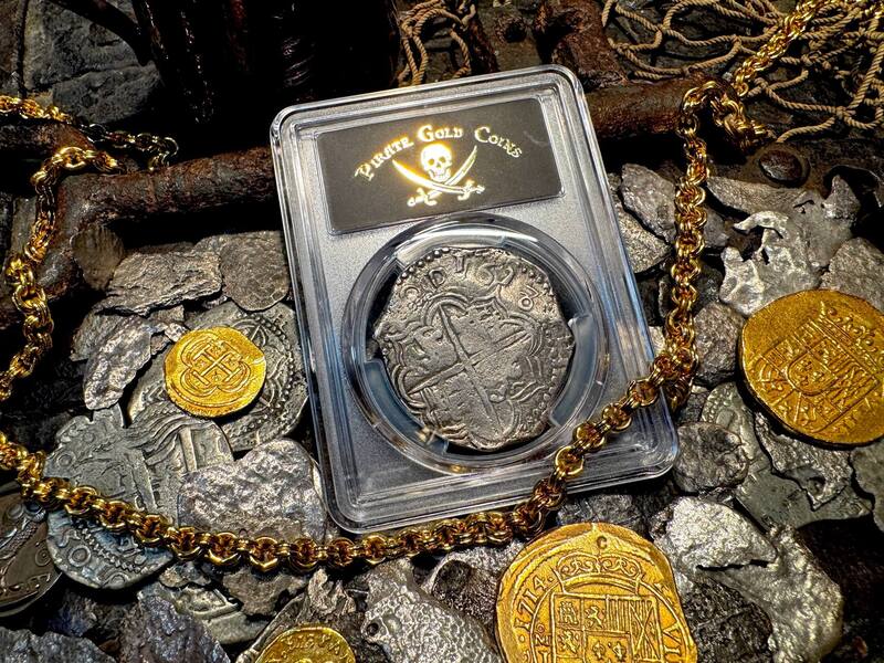 Bolivia 8 Reales 1618 "1715 Fleet Shipwreck" PCGS VF 8