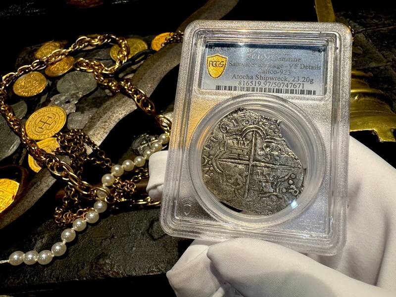 Bolivia 8 Reales 1618 "Atocha 1622 Shipwreck" PCGS VF 3