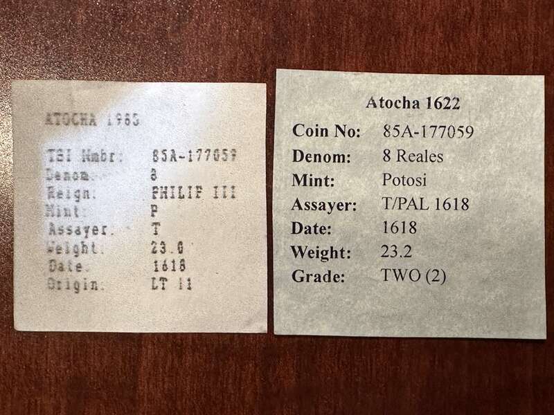 Bolivia 8 Reales 1618 "Atocha 1622 Shipwreck" PCGS VF 8