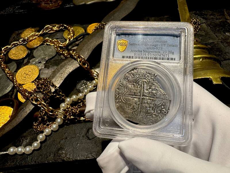 Bolivia 8 Reales 1618 "Atocha 1622 Shipwreck" PCGS VF 2