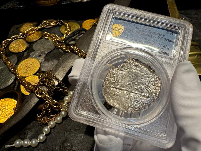 Bolivia 8 Reales 1618 "Atocha 1622 Shipwreck" PCGS VF 13