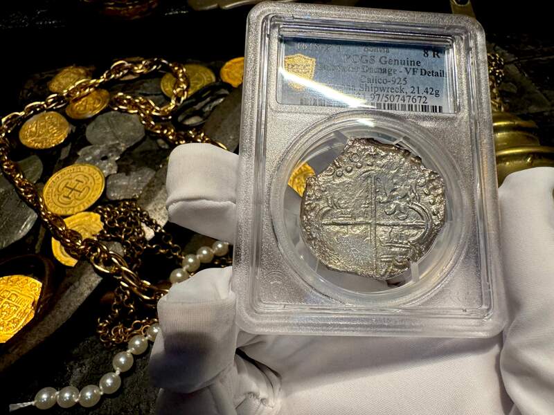 Bolivia 8 Reales 1618 "Atocha 1622 Shipwreck" PCGS VF 14