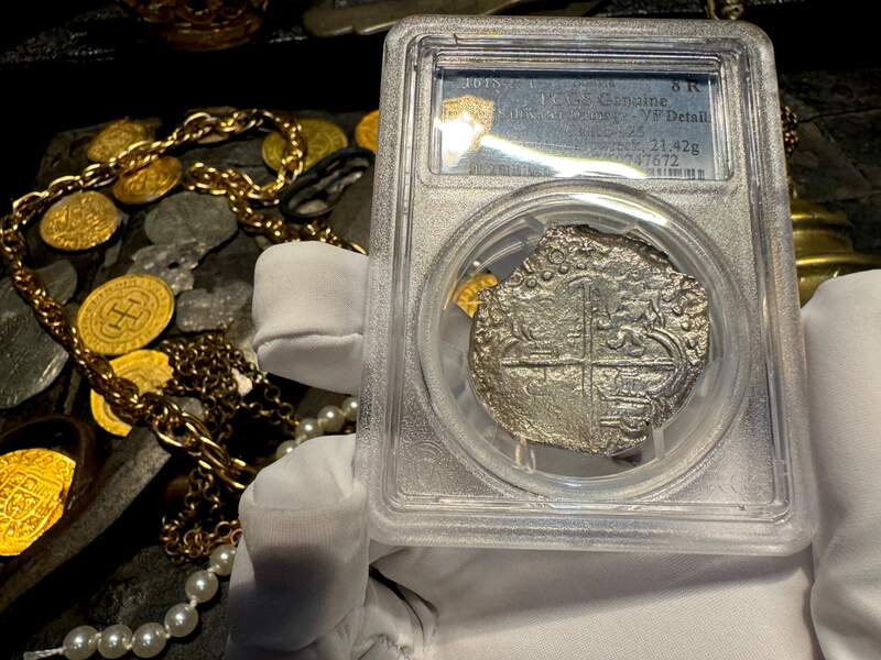 Bolivia 8 Reales 1618 "Atocha 1622 Shipwreck" PCGS VF 15