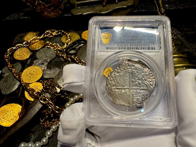 Bolivia 8 Reales 1618 "Atocha 1622 Shipwreck" PCGS VF 7