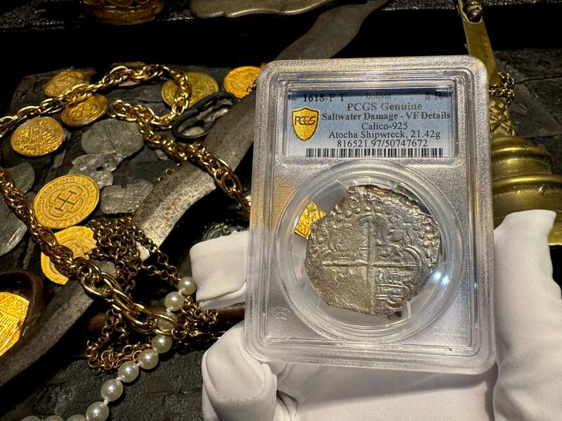 Bolivia 8 Reales 1618 "Atocha 1622 Shipwreck" PCGS VF 16