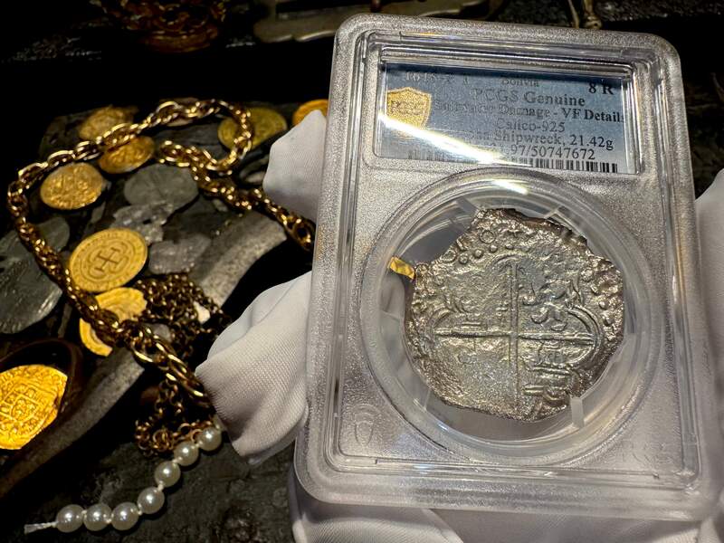 Bolivia 8 Reales 1618 "Atocha 1622 Shipwreck" PCGS VF 6