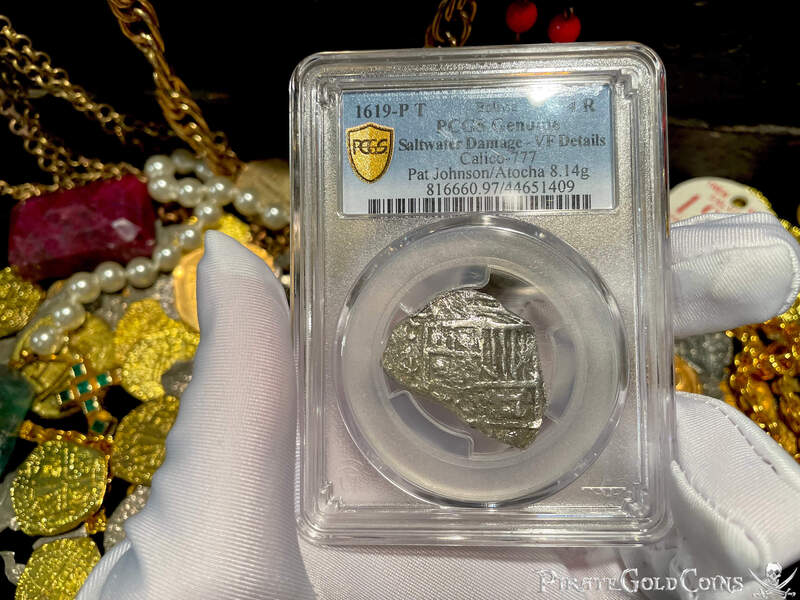 Bolivia 4 Reales 1619 "Dated! Atocha 1622 Shipwreck" PCGS VF 2