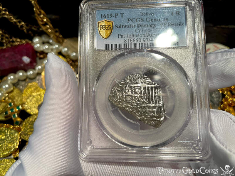 Bolivia 4 Reales 1619 "Dated! Atocha 1622 Shipwreck" PCGS VF 3