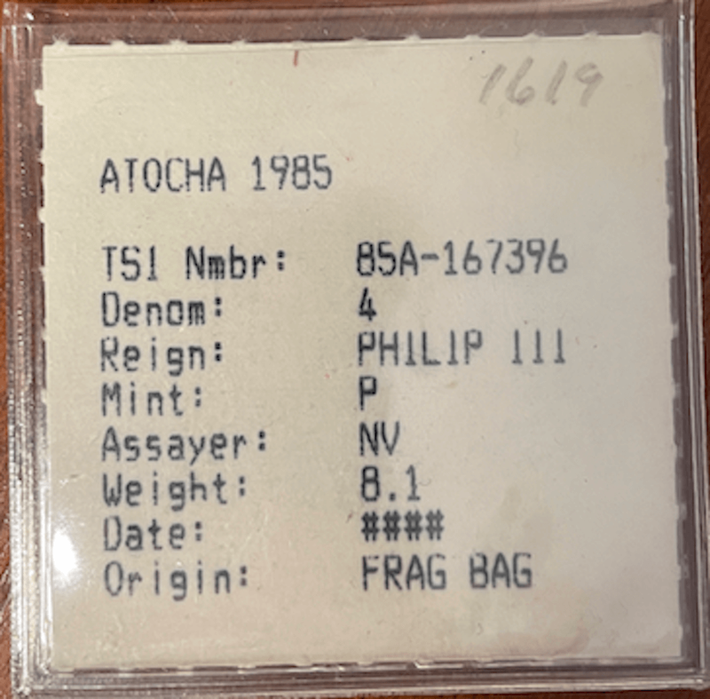 Bolivia 4 Reales 1619 "Dated! Atocha 1622 Shipwreck" PCGS VF 14