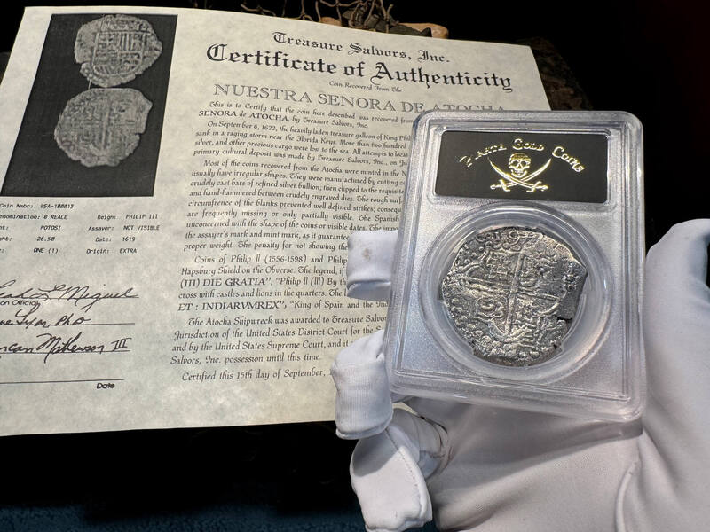 Bolivia 8 Reales 1619 "Atocha 1622 Shipwreck" NGC G 2