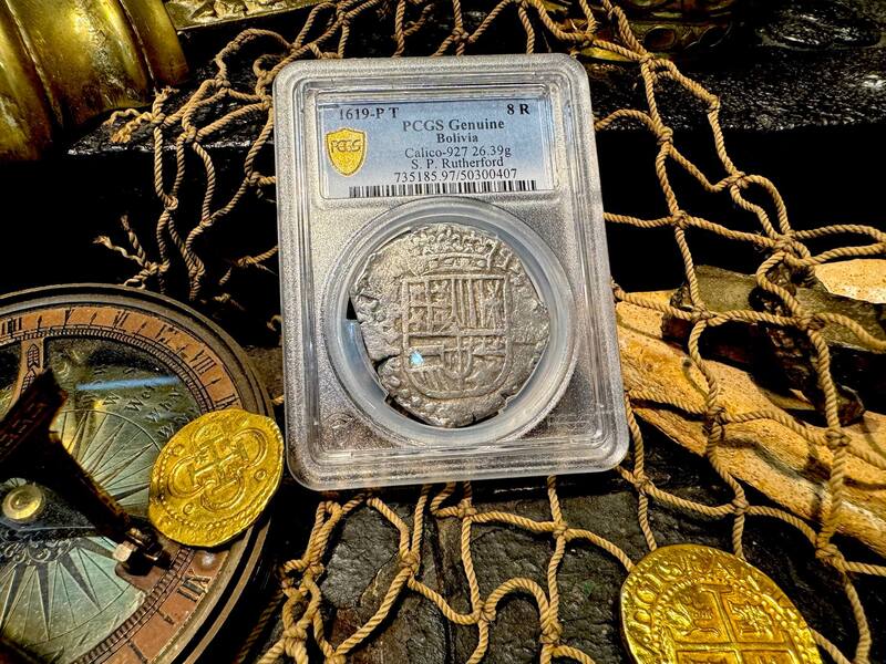 Bolivia 8 Reales 1619 "Atocha 1622 Shipwreck" NGC G 12
