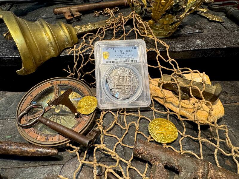 Bolivia 8 Reales 1619 "Atocha 1622 Shipwreck" NGC G 13