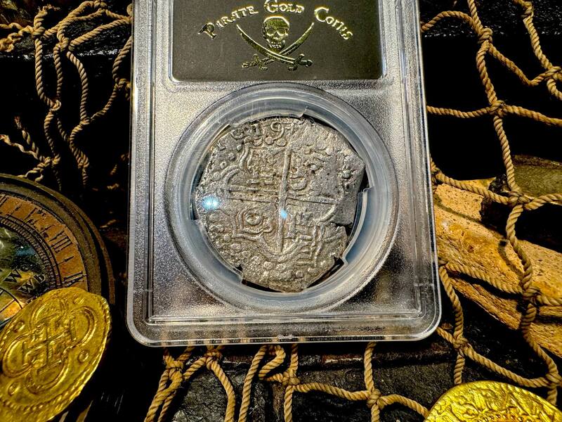 Bolivia 8 Reales 1619 "Atocha 1622 Shipwreck" NGC G 8