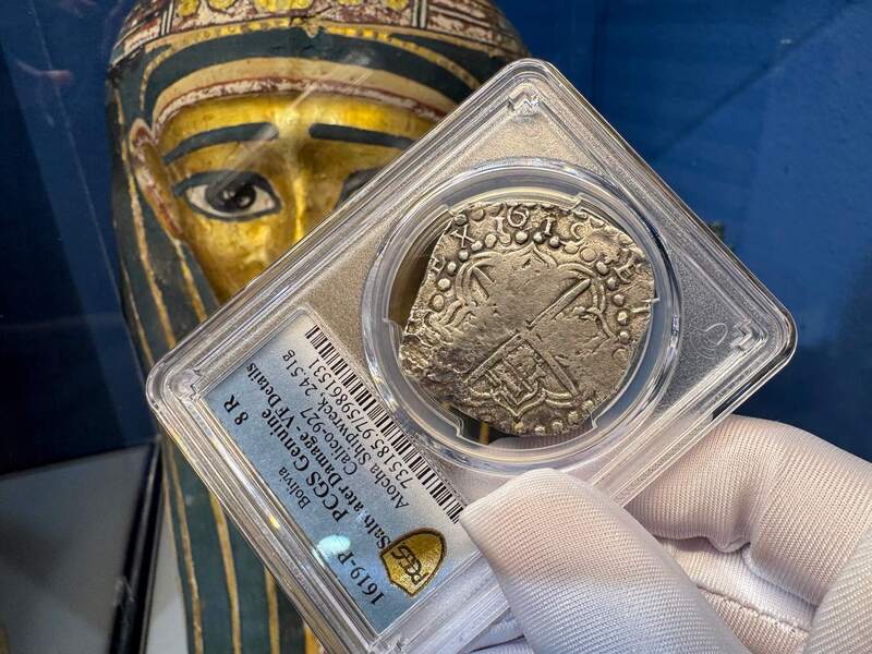 Bolivia 8 Reales 1619 "Atocha 1622 Shipwreck" PCGS VF 8