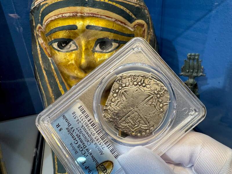 Bolivia 8 Reales 1619 "Atocha 1622 Shipwreck" PCGS VF 22