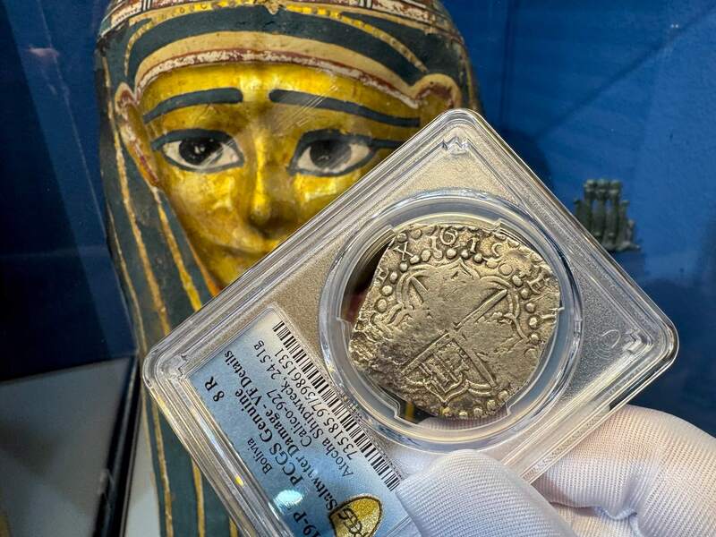 Bolivia 8 Reales 1619 "Atocha 1622 Shipwreck" PCGS VF 23