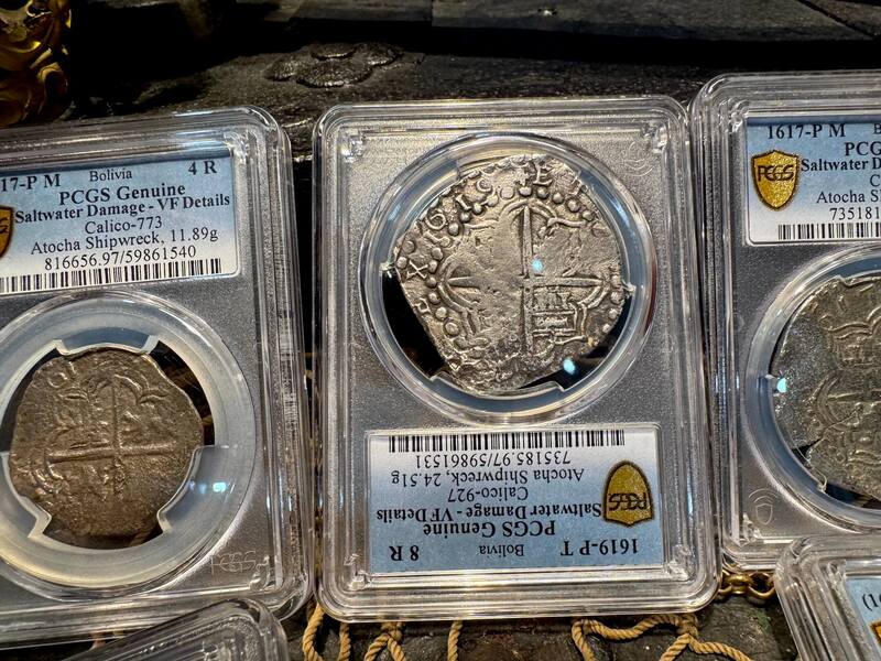 Bolivia 8 Reales 1619 "Atocha 1622 Shipwreck" PCGS VF 18