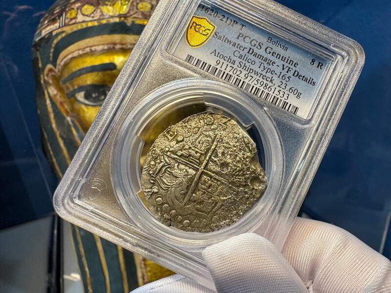 Bolivia 8 Reales 1620 "Atocha 1622 Shipwreck" PCGS VF 7