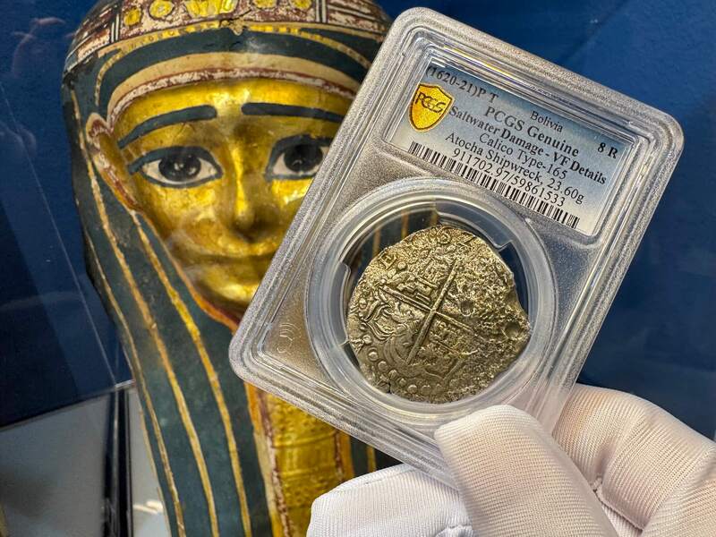 Bolivia 8 Reales 1620 "Atocha 1622 Shipwreck" PCGS VF 8
