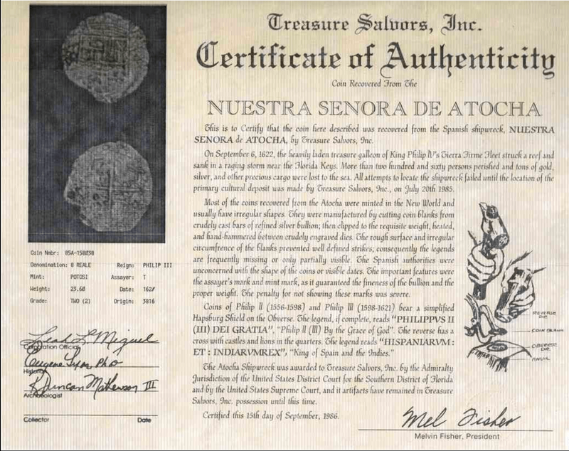 Bolivia 8 Reales 1620 "Atocha 1622 Shipwreck" PCGS VF 4