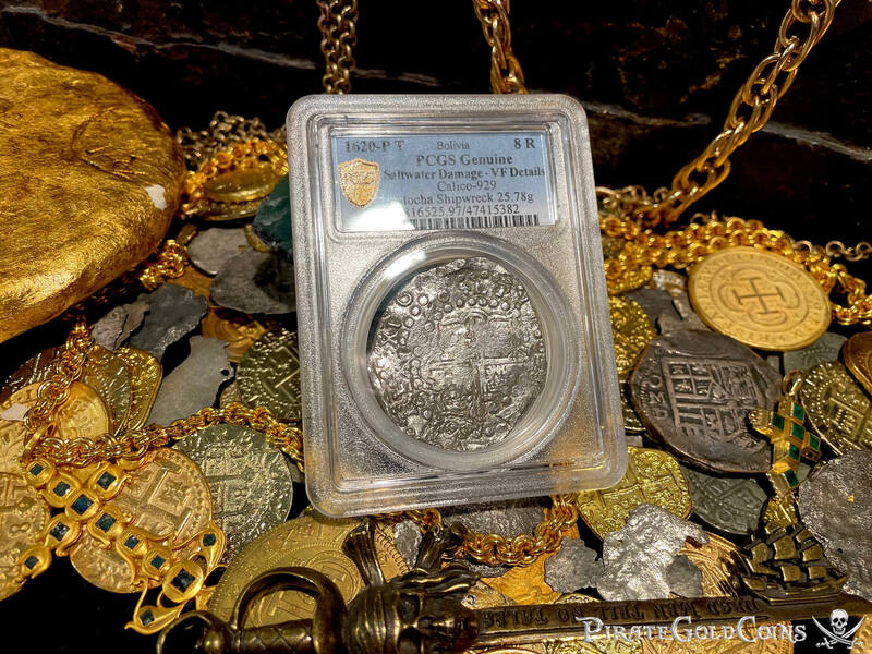 Bolivia 8 Reales 1620 "Dated- Atocha 1622 Shipwreck" PCGS VF 2