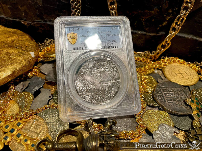 Bolivia 8 Reales 1620 "Dated- Atocha 1622 Shipwreck" PCGS VF 6