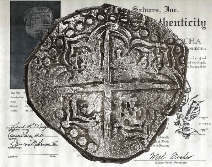 Bolivia 8 Reales 1620 "Atocha 1622 Shipwreck" PCGS XF