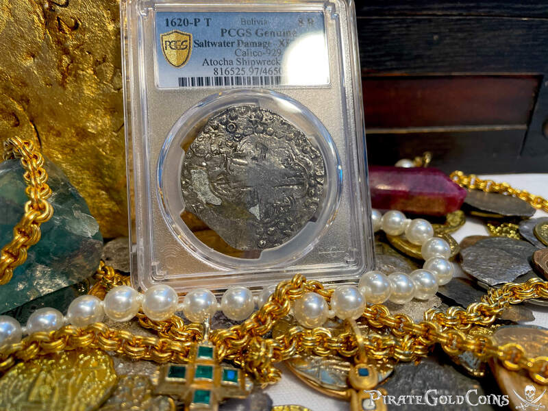 Bolivia 8 Reales 1620 "Dated- Atocha 1622 Shipwreck" PCGS XF 5