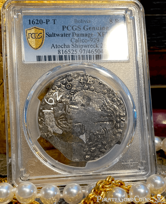 Bolivia 8 Reales 1620 "Dated- Atocha 1622 Shipwreck" PCGS XF 3