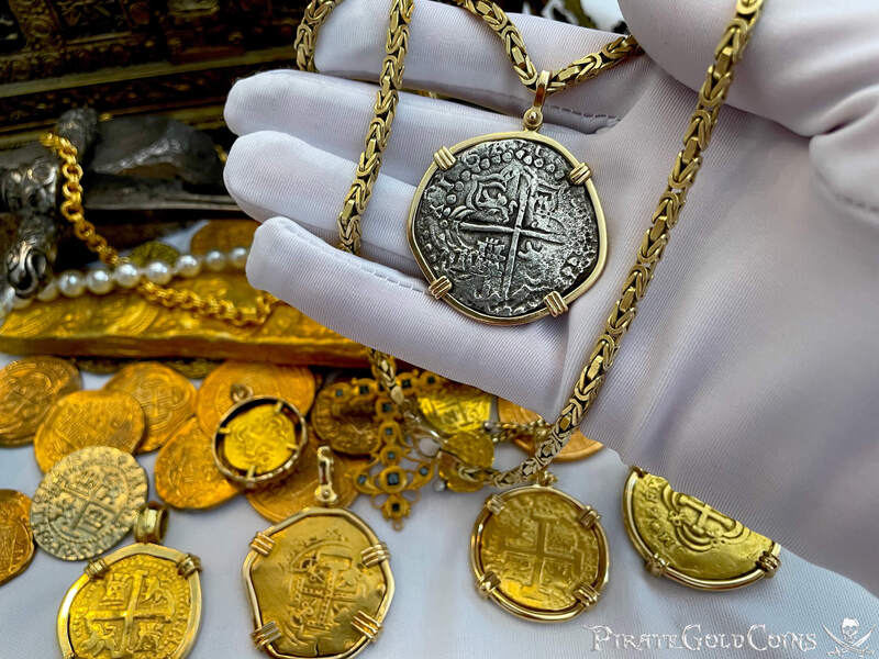 Bolivia 8 Reales 1621 "Full Date! Atocha 1622 Shipwreck" w/ Chain 8