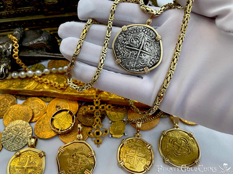 Bolivia 8 Reales 1621 "Full Date! Atocha 1622 Shipwreck" w/ Chain 11