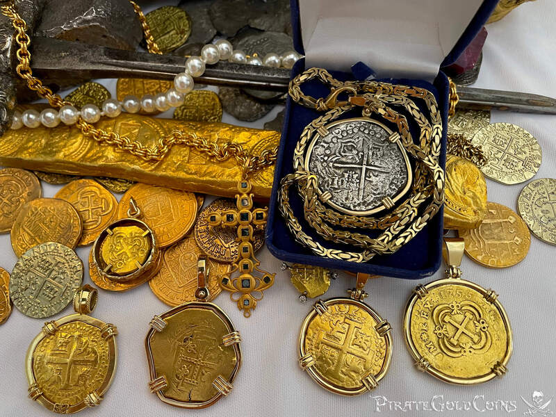 Bolivia 8 Reales 1621 "Full Date! Atocha 1622 Shipwreck" w/ Chain 20