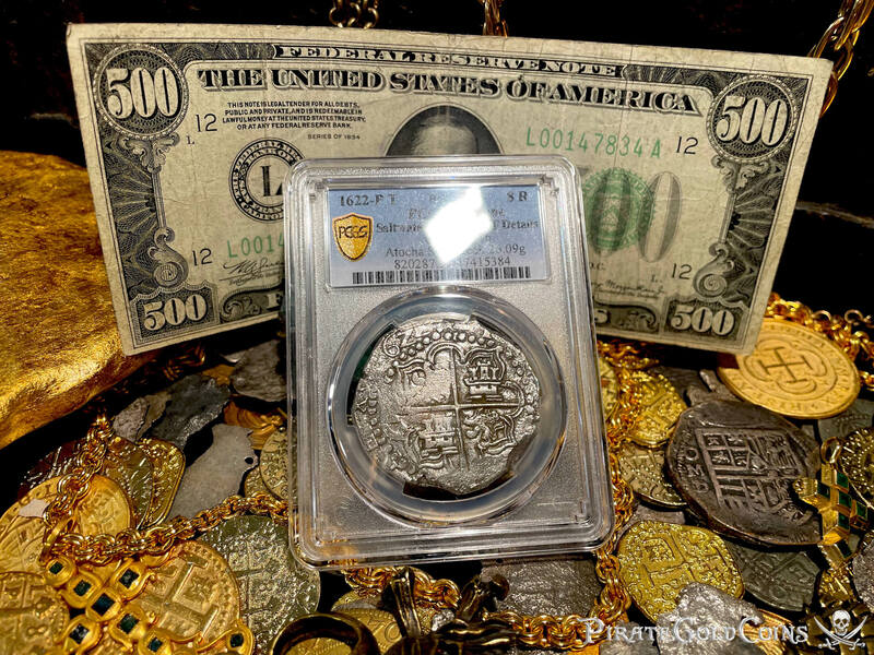Bolivia 8 Reales 1622 "Full Date- Atocha 1622 Shipwreck" PCGS VF 11