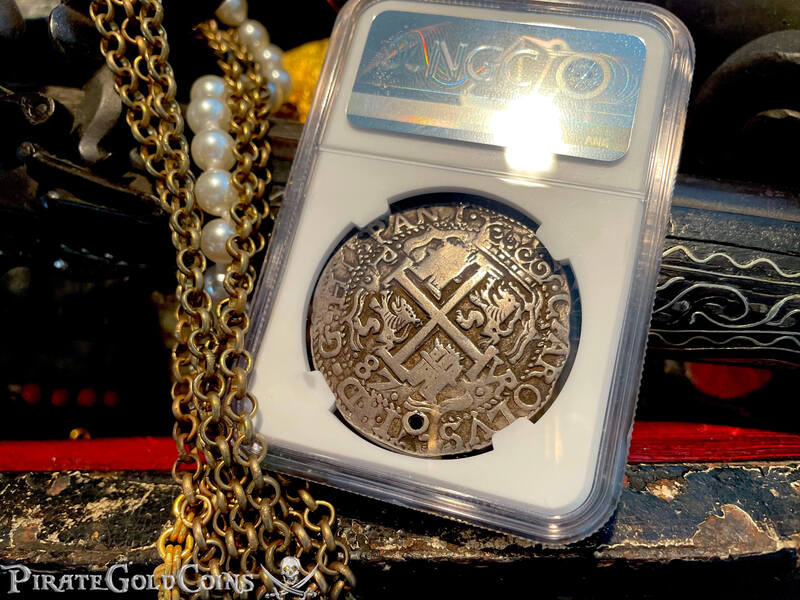 Bolivia 8 Reales 1684 "Royal Coinage- Triple Dated" NGC VF 11