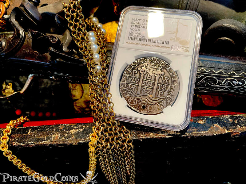 Bolivia 8 Reales 1684 "Royal Coinage- Triple Dated" NGC VF 12