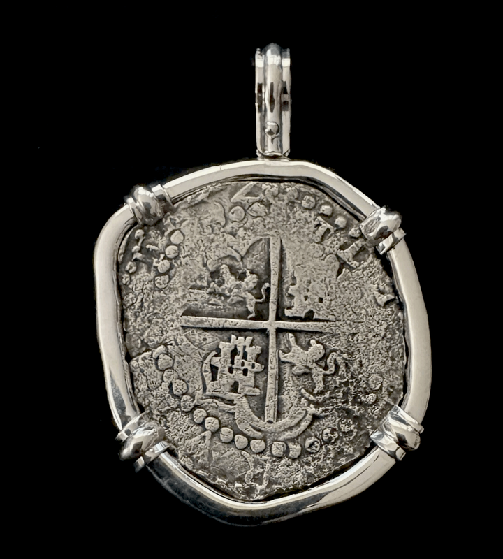 Bolivia 8 Reales 1598-1621 Partial Date "Atocha 1622 Shipwreck" Pendant 5