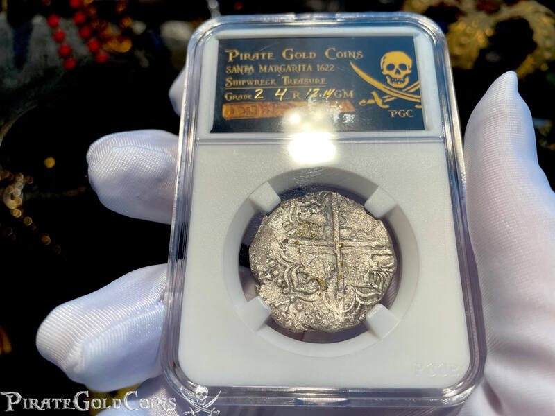 Bolivia 4 Reales No Date "Santa Margarita 1622 Shipwreck" Grade 2