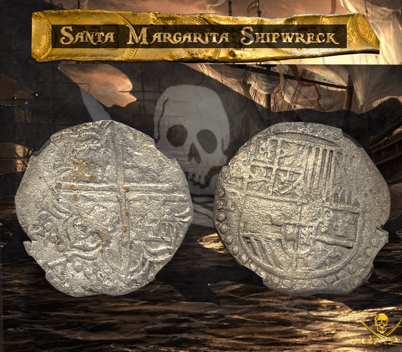 Bolivia 4 Reales No Date "Santa Margarita 1622 Shipwreck" Grade 2 3