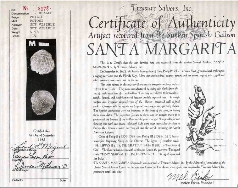 Bolivia 4 Reales 1598-1621 "Santa Margarita 1622 Shipwreck" RAW 4