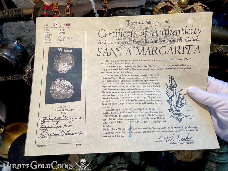 Bolivia 8 Reales No Date "Santa Margarita 1622 Shipwreck" Grade 1 9