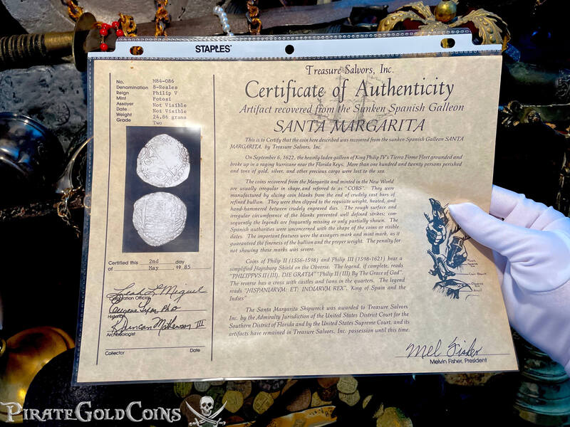 Bolivia 8 Reales No Date "Santa Margarita 1622 Shipwreck" Grade 2 14