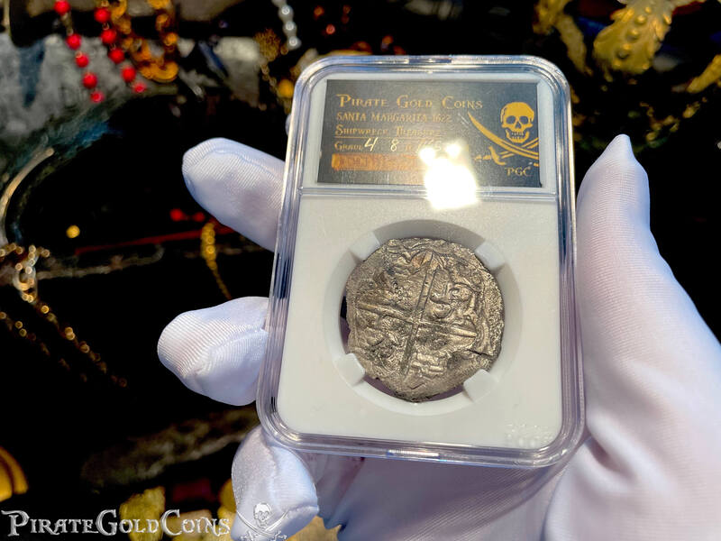 Bolivia 8 Reales No Date "Santa Margarita 1622 Shipwreck" Grade 4 5