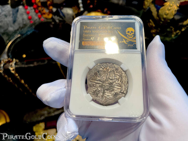 Bolivia 8 Reales No Date "Santa Margarita 1622 Shipwreck" Grade 4 6